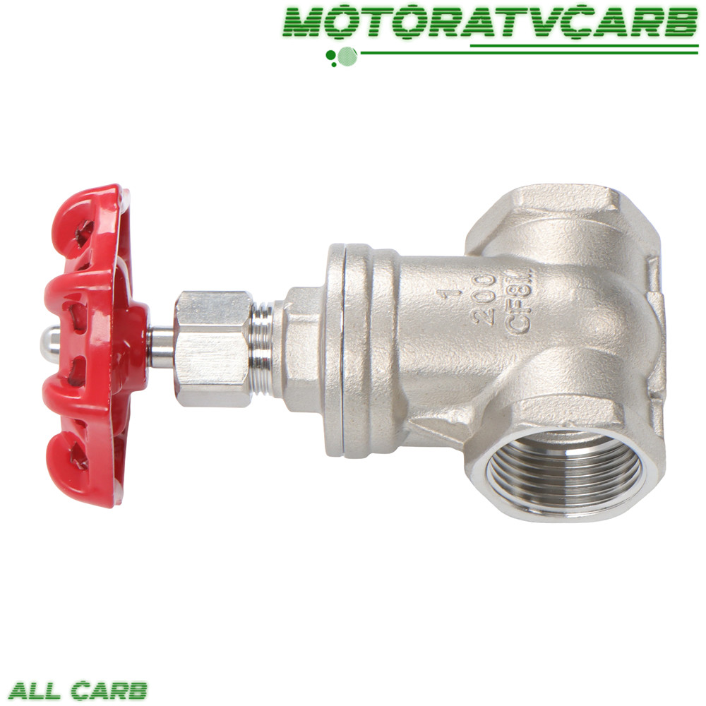 ALL-CARB 1″ NPT 304 Stainless Steel DN25 Female Threaded Rotary Globe Valve
