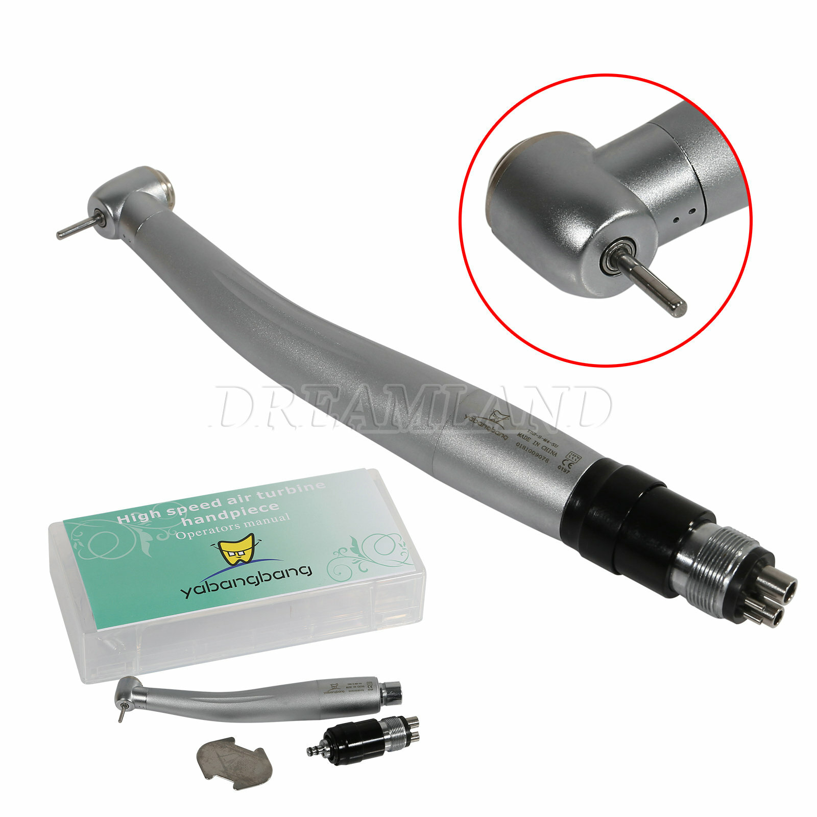 5*NSK Style Dental Standard High Speed Handpiece + Coupler 4-Hole YBNKM