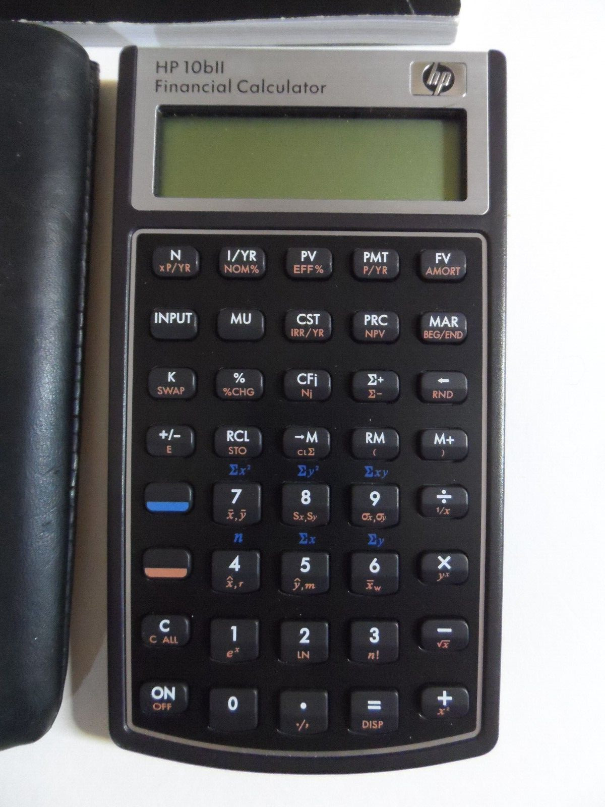 HP 10bll Financial Calculator + Manual – EXCELLENT