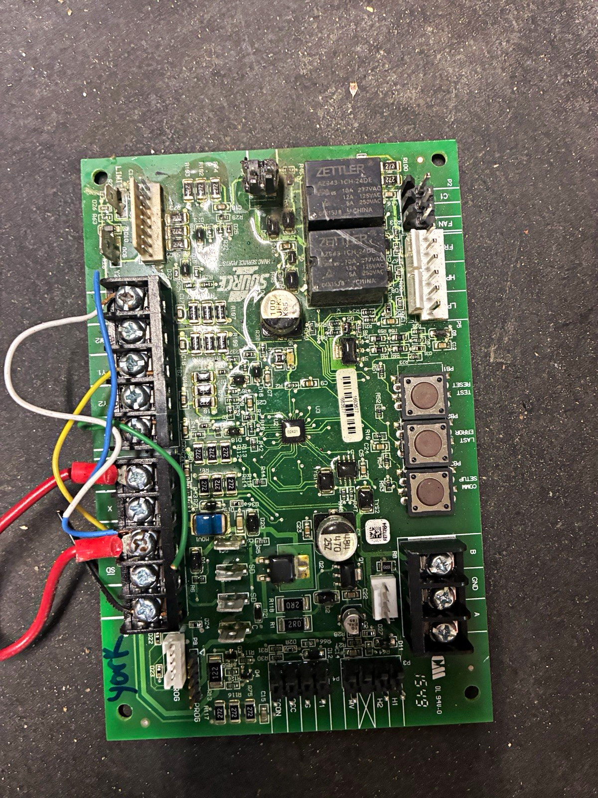 York 031-02910-000 Control Board 277 VAC 12A HVAC/Refrigeration