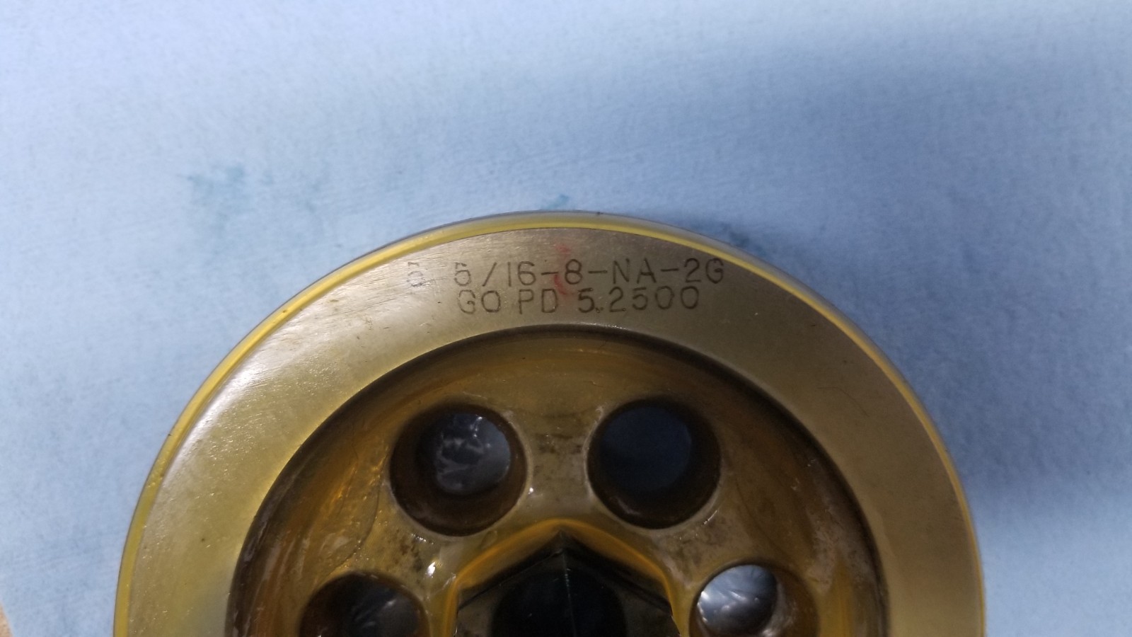 Huron 5-5/16-8-NA-2G Thread Plug Gages GO & NO-GO PD:5.2500 PD:5.2740 DC-10