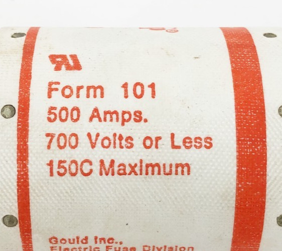 New Gould Shawmut A70P500-4 Amp-Trap Fuse 500A 700V Type 4 Form 101