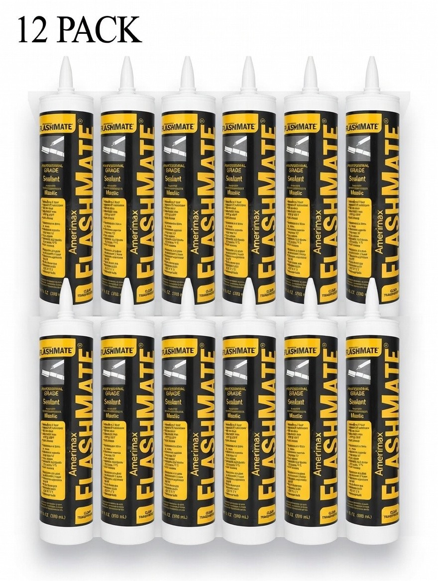 Amerimax Home Products FlashMate 10 oz. Clear Flashing Sealant (12PK)