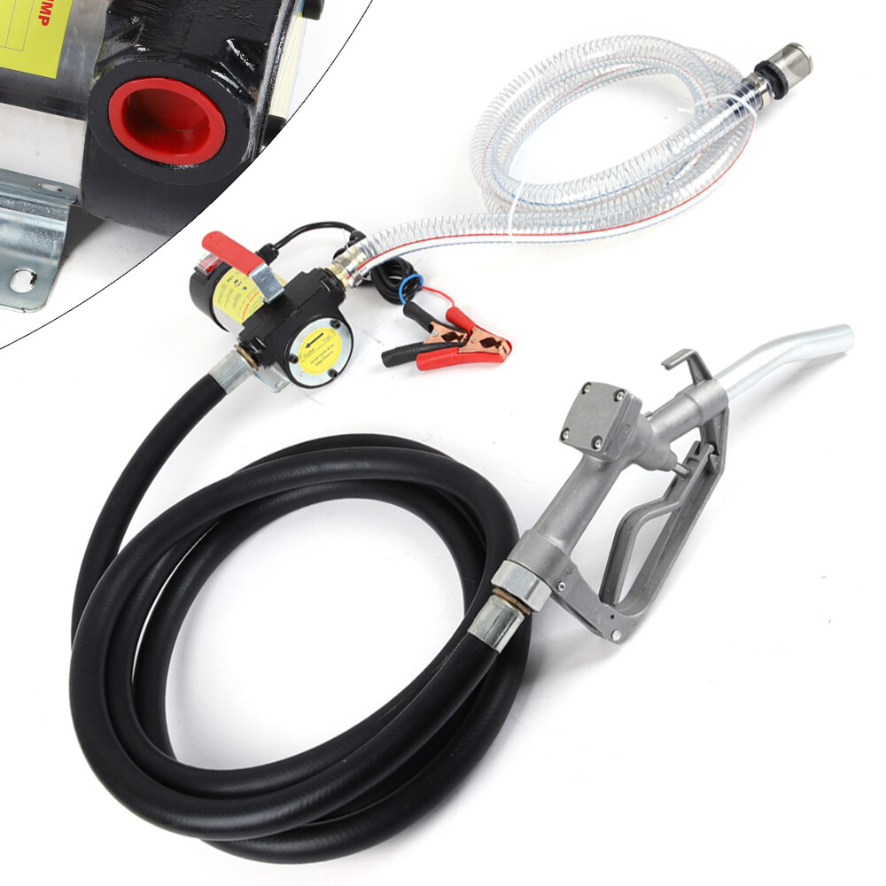 175W 50L/min Fuel Transfer Pump Diesel Gas Kerosene Transfer Pump Kits 12V DC