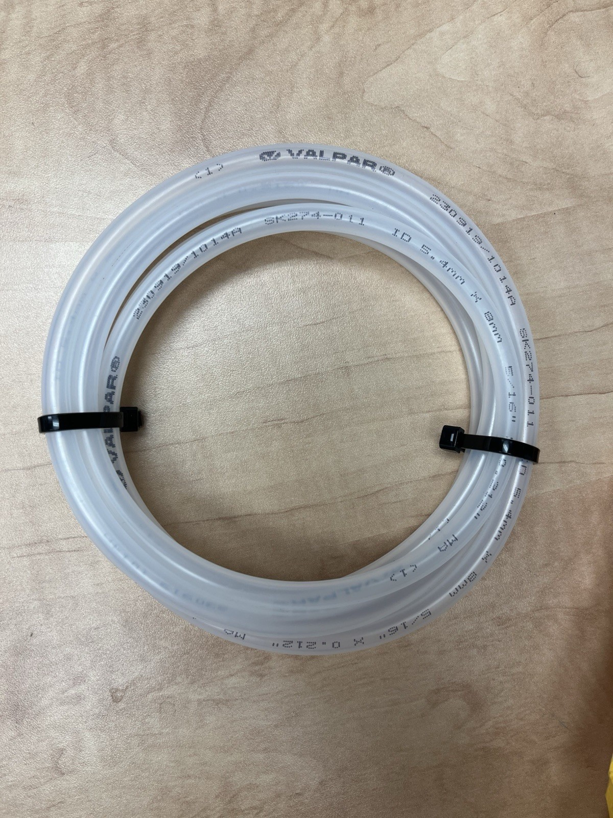 Lot of 14 pieces 7FT length of Valpar 5/16″ OD Clear MDPE Pipe (8mm OD 5.4mm ID)