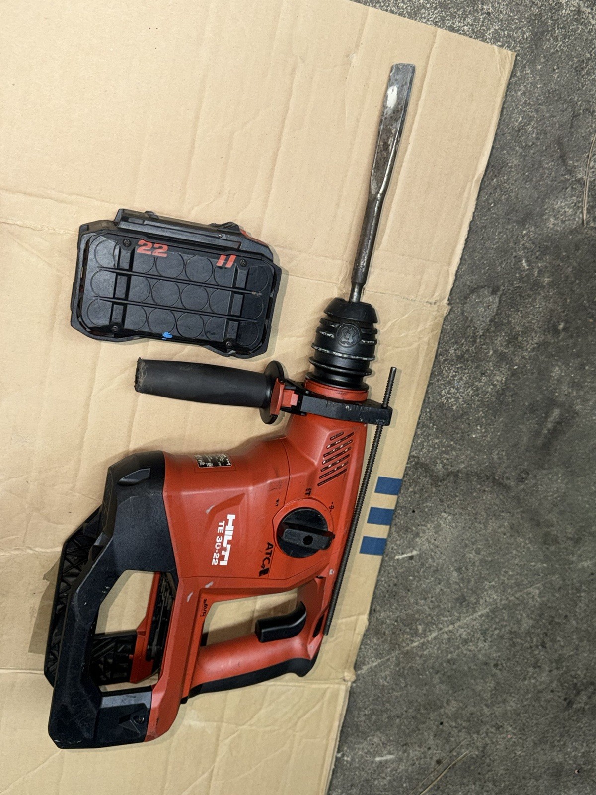 HILTI TE 30-22 NURON ATC & AVR Cordless Rotary Hammer Drill/B 22-255 Li-ion BATT