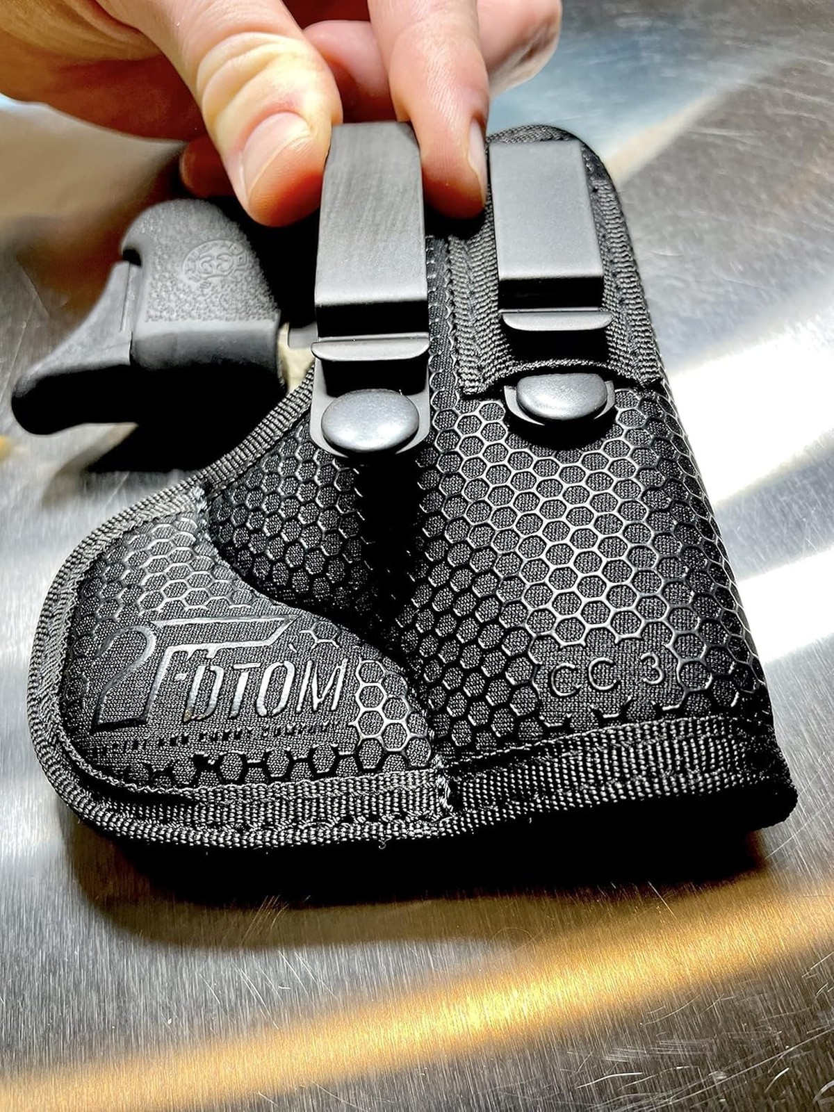 DTOM CC3 Combination Pocket/IWB Holster for Ruger LCP, S&W Bodyguard 2, LCP-I…