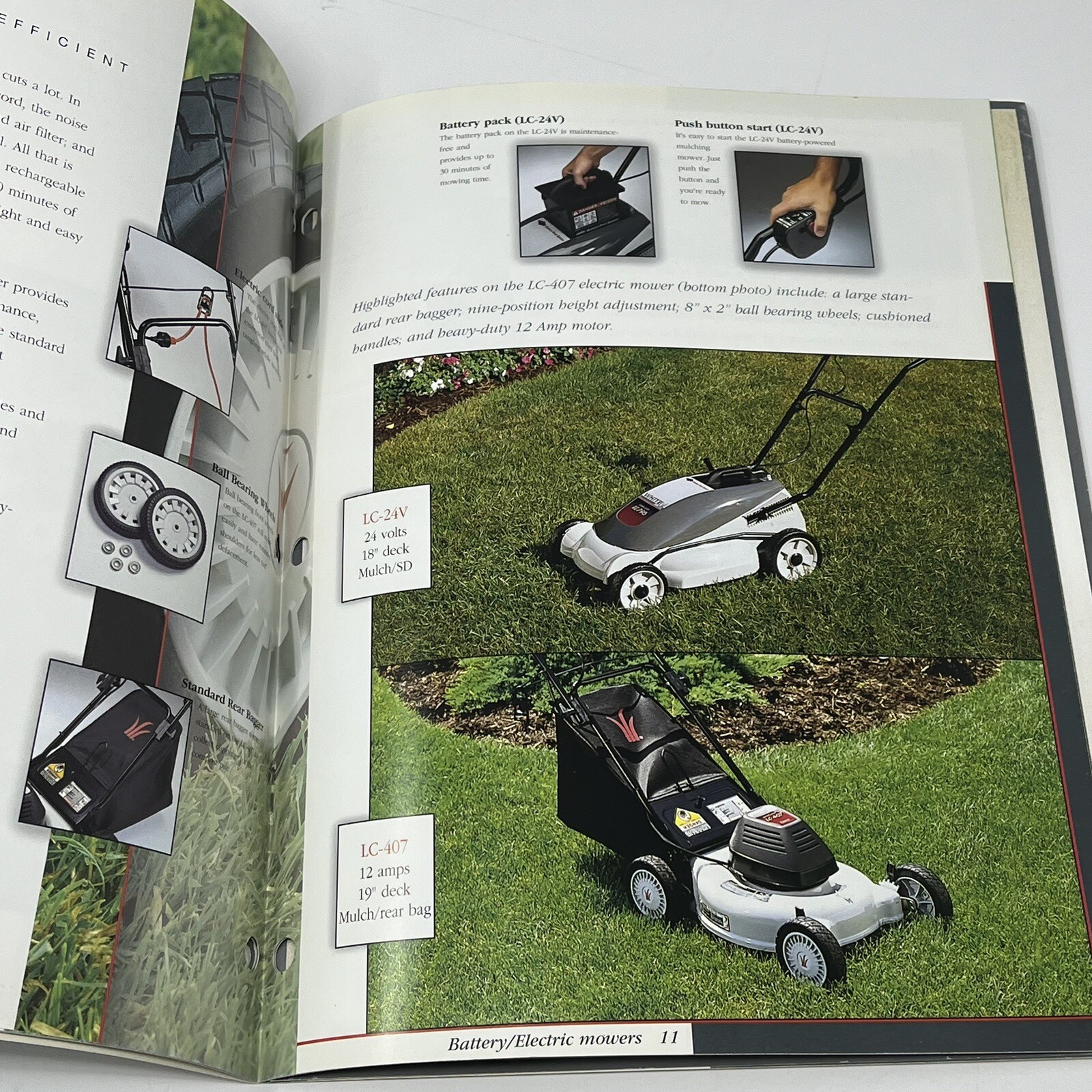 MTD White Yard Garden Mower Edger Tiller Vacs Outdoor Equipment Dealer Catalog