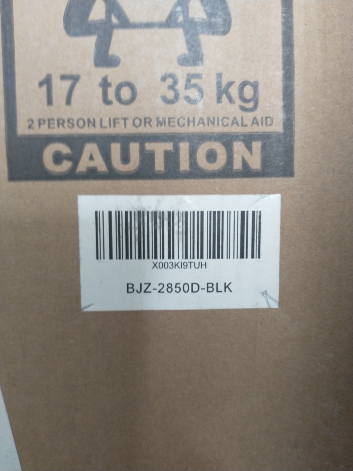 New Bojuzija Drafting/Office Chair With Foot Rest Flip Up Armrests White & Black