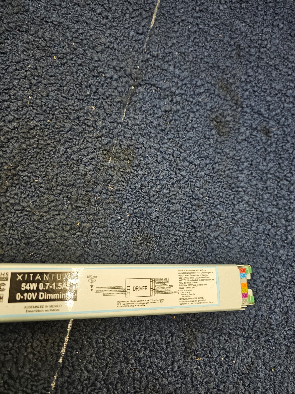 ADVANCE XI054C150V054DNT1 LED Electronic Driver 120-277V 54W 0-10V Dimming