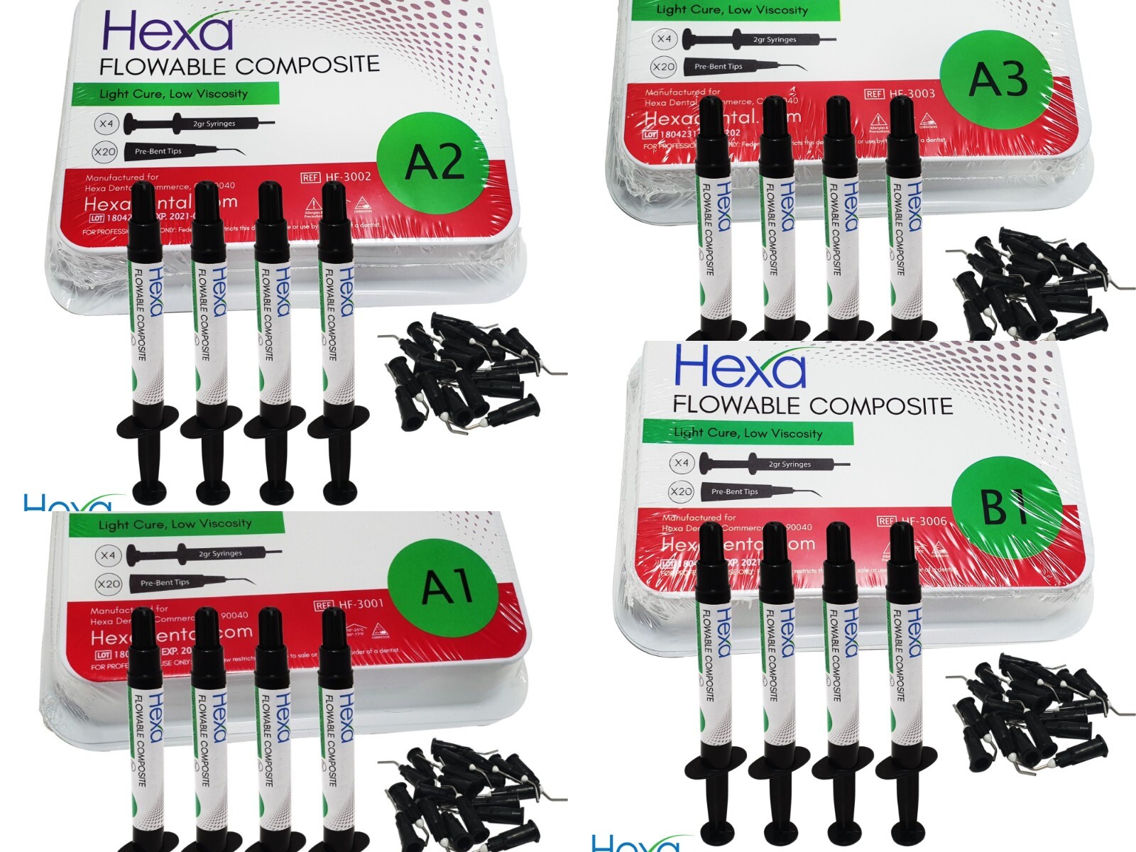 Premium Dental Flowable Composite Light Cure, Low Viscosity Resin Teeth Glue