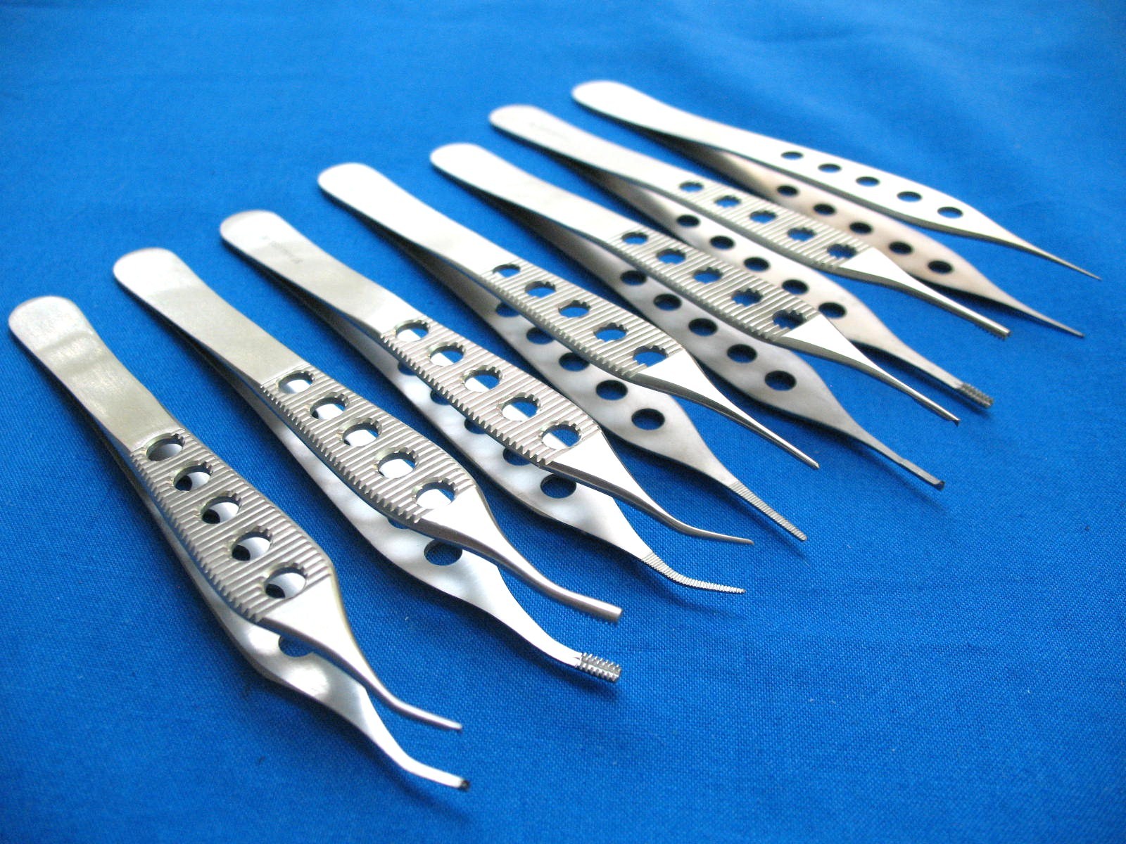 7 PCS AUTOCLAVABLE PACIFATED ADSON MICRO PLASTIC SURGERY FORCEPS INSTRUMENTS