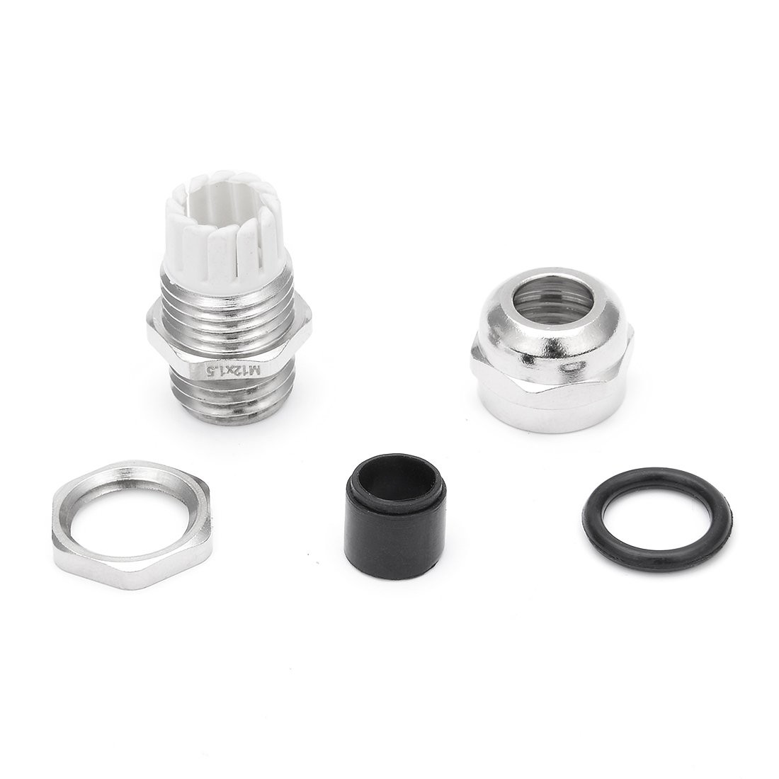 Cable Gland M12 Metal Waterproof Glands Joints Adjustable Connector for 3-6.5mm