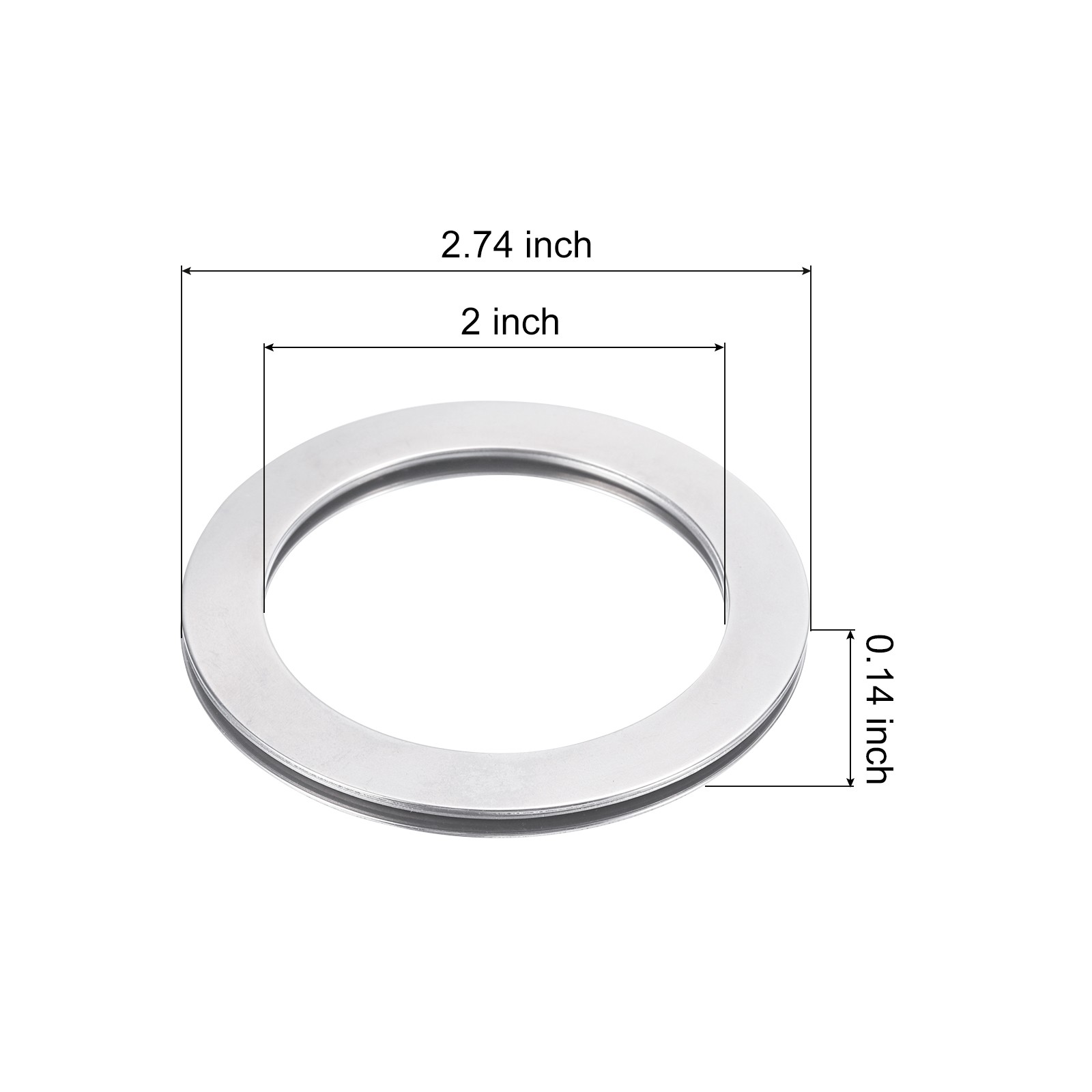 2sets NTA3244 2TRA Thrust Needle Roller Bearing with Washer 2″ ID 2.74″ OD 0.14″