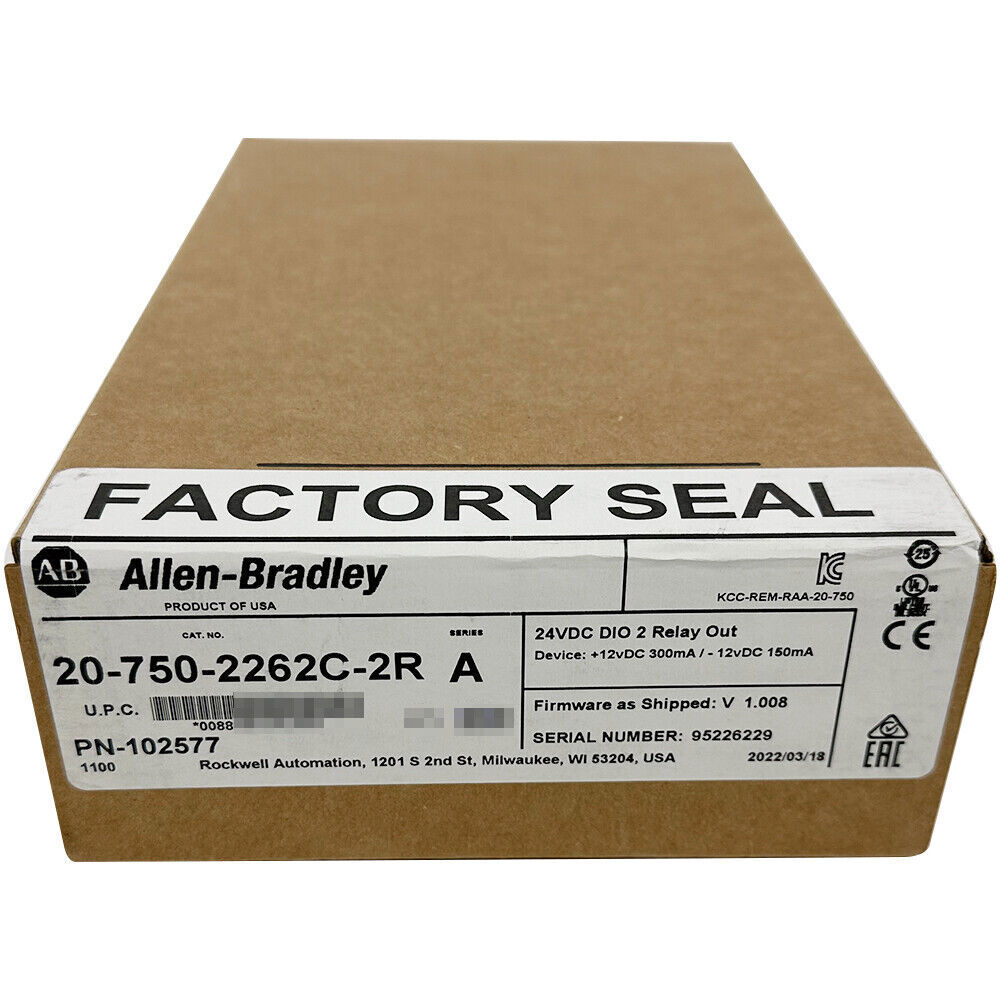 NEW AB 20-750-2262C-2R PowerFlex 750 24V DC IO Option Module