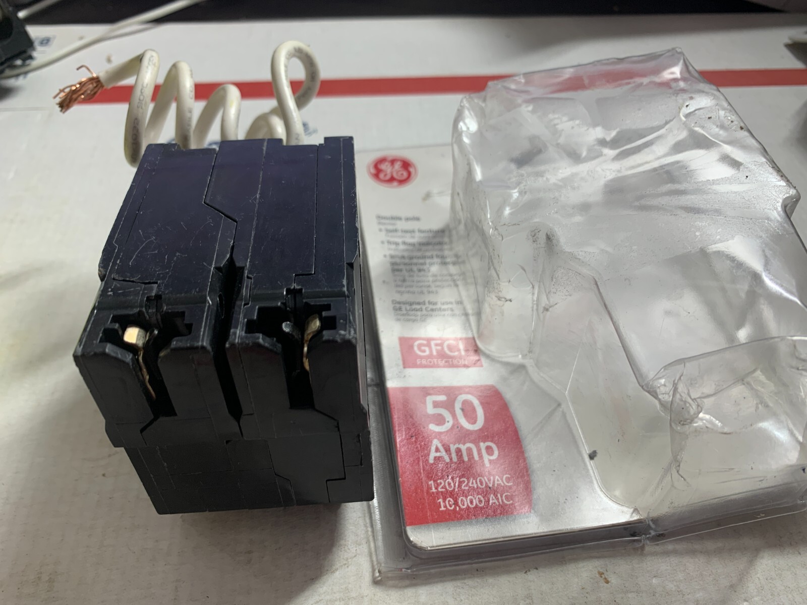 GE Ground Fault Circuit Interrupter 50A 120/240 VAC THQL2150GFT2P