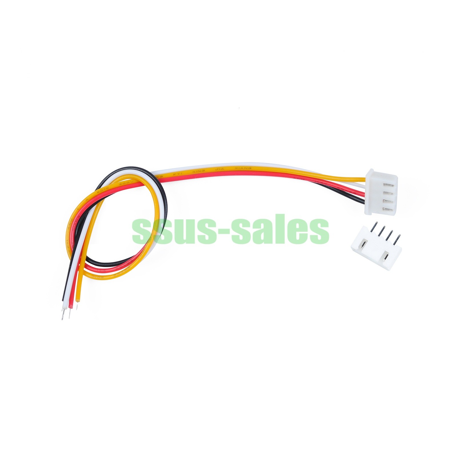 JST XH2.54mm 4Pin 10CM 20CM 30CM Male Female Extension Wire Cable Plug Socket