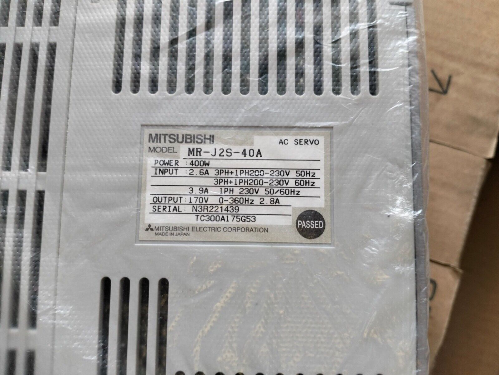 Higher Quality Mitsubishi MR-J2S-40A Servo Drive -New Arrival, Free Shipping