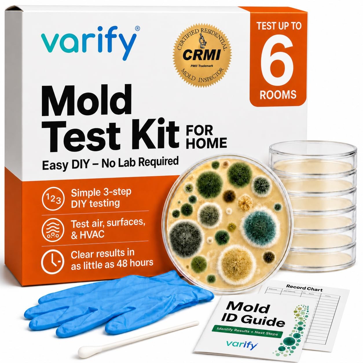 Mold Test Kit for Home Air Quality | Air Quality Test Kit & Black Mold Detect…