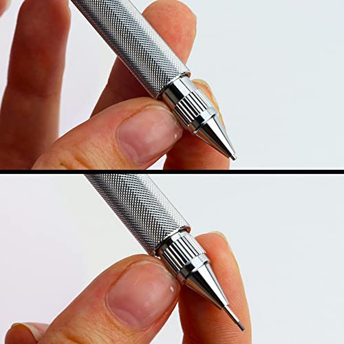 Platinum Fountain Pen Mechanical Pencil Pro Use 171 0.3mm Silver MSDA-1500A#9