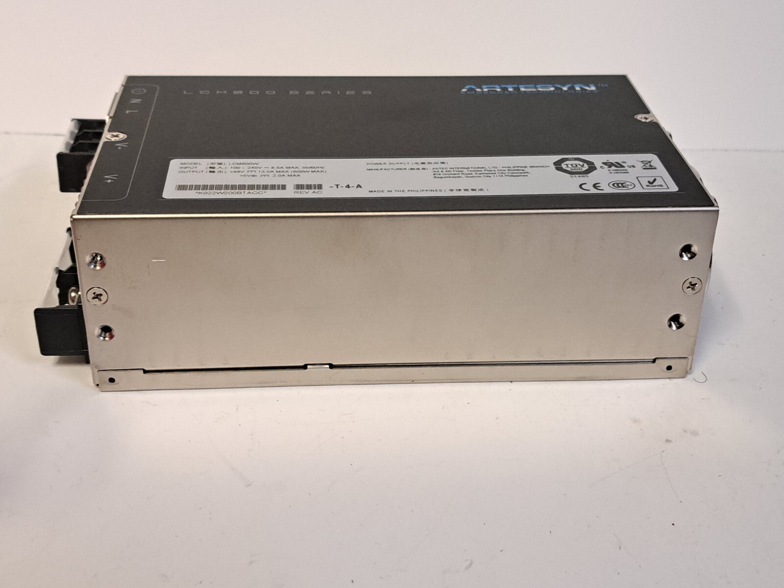 Artesyn AC DC 48V 600w 12.5a Power Supply 100-240 LCM600W Medical Industrial CNC