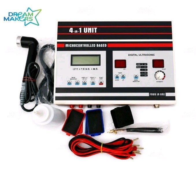 Equipment 4-In-1 ComboNew Combo Advance US Physio Therapy Machine For Free Ship
