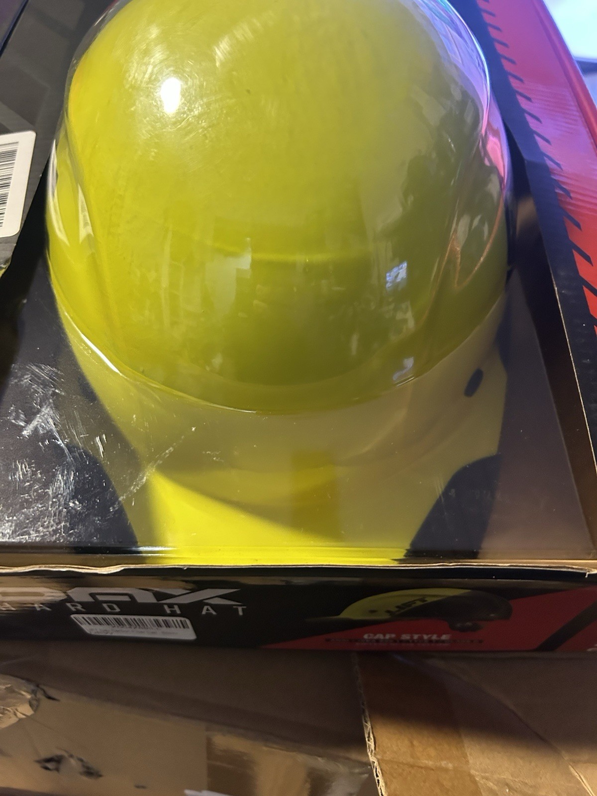 NEW Lift Safety HDF50C19HC DAX Carbon Fiber Full Brim 50-50 Yellow & Black Hat