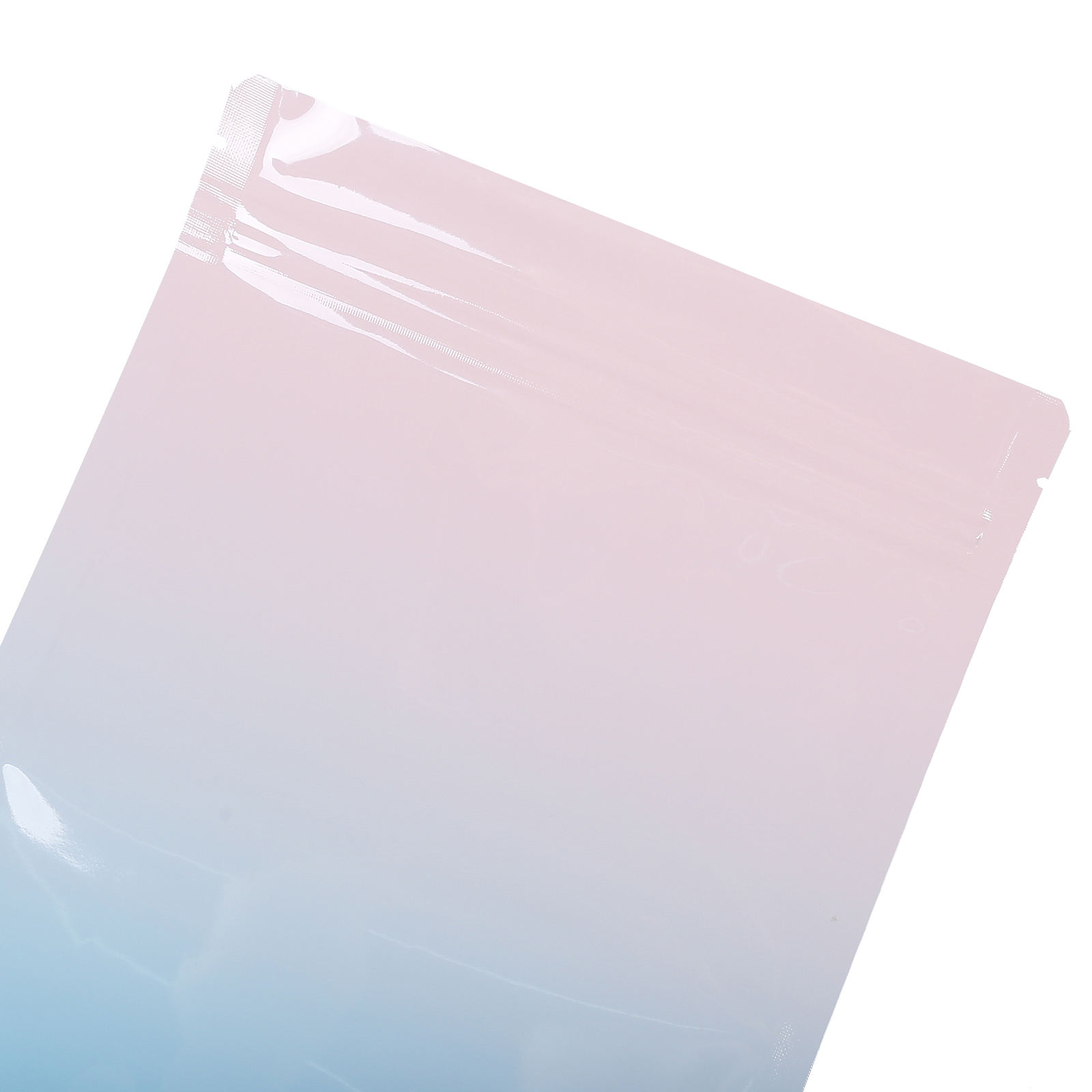 100 Pink Mylar Packaging Bags Empty Blue Foil Pouches Gradient Stand Up Pouch