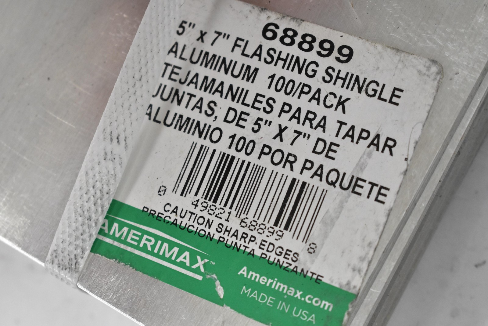 Amerimax 5 In X 7 In Pipe Flashing Aluminum 100 Pack Silver Roofing Shingle