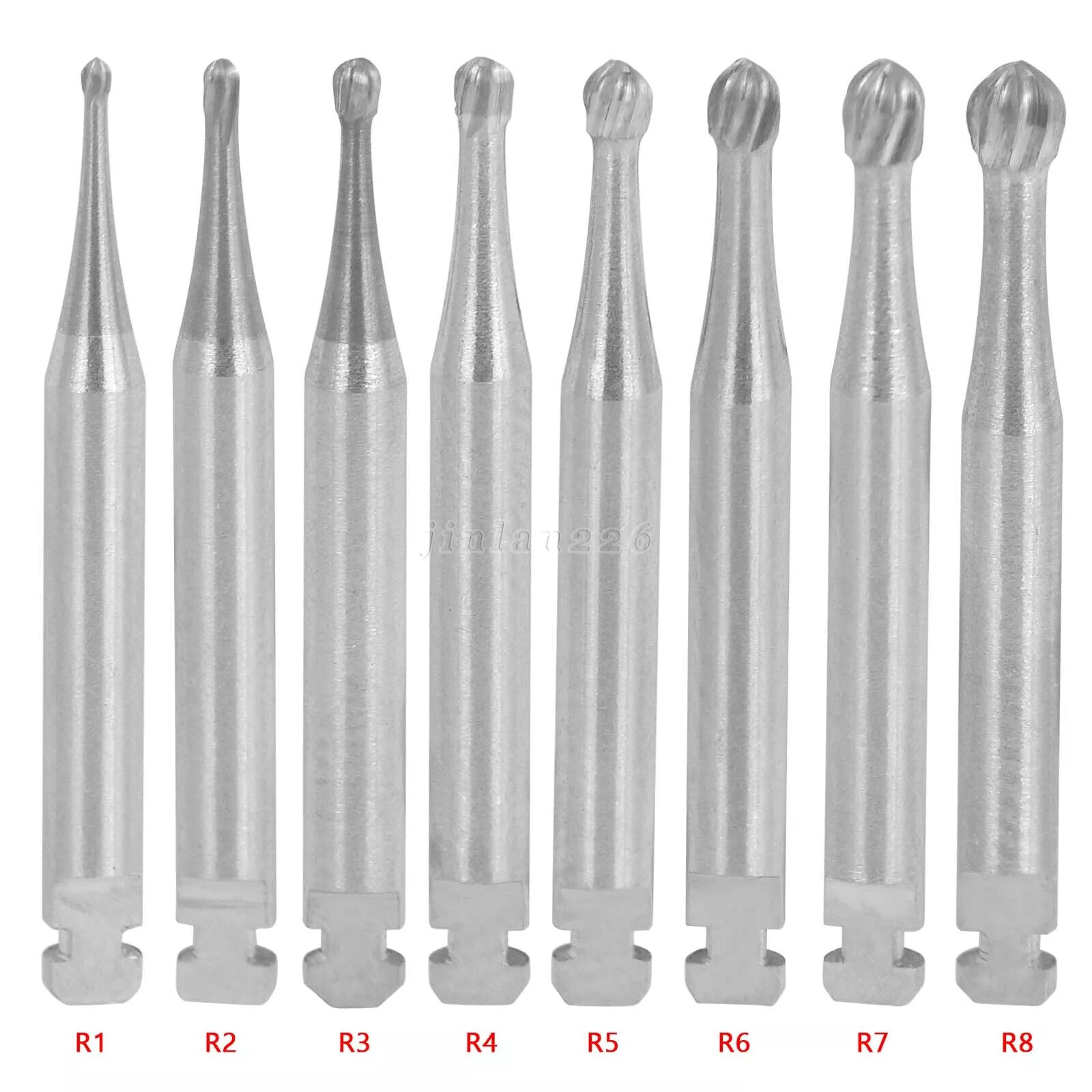 Dental Round Carbide Bur for Slow Speed Latch Type Handpiece RA 1# – 8# Burs VIP