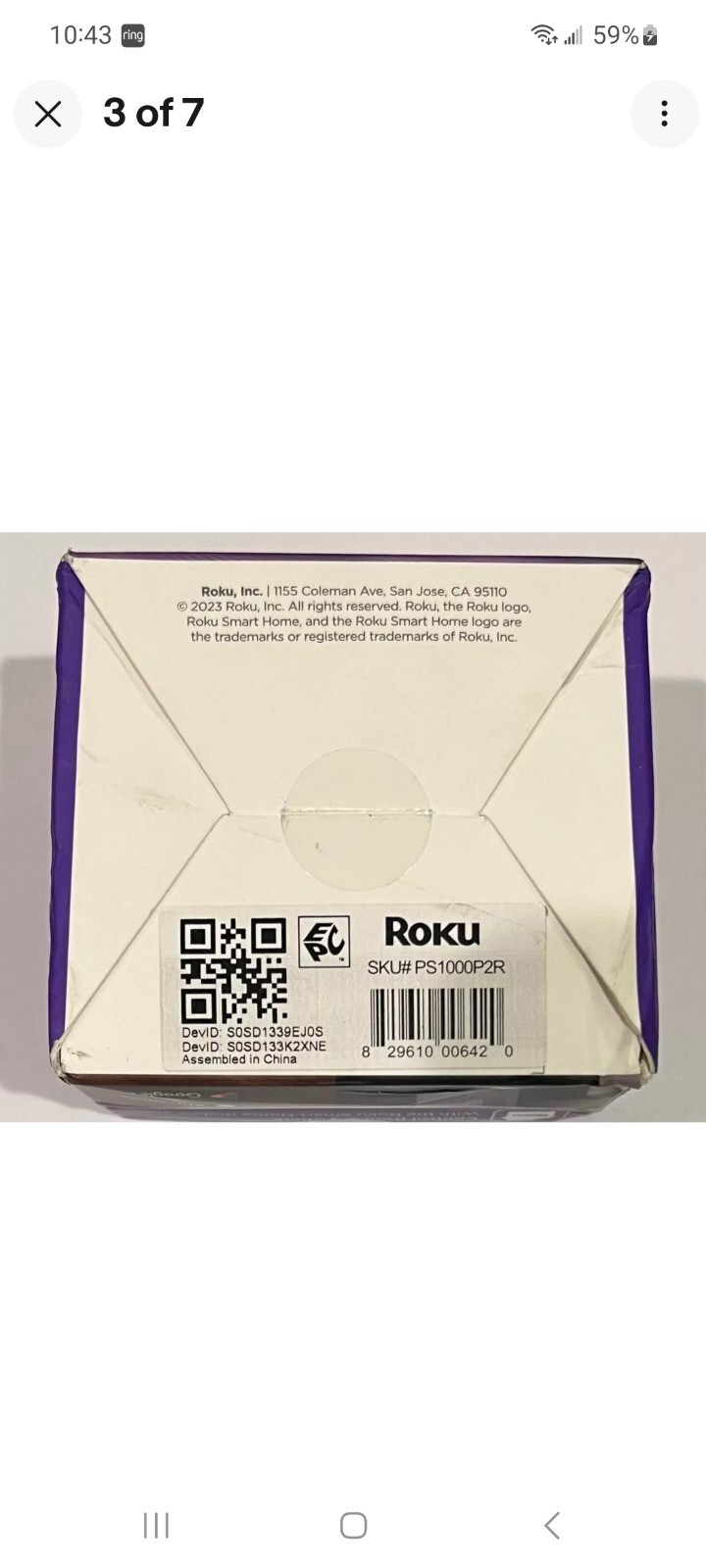 ROKU Model PS1000X Indoor Smart Plug SE 2 Pack