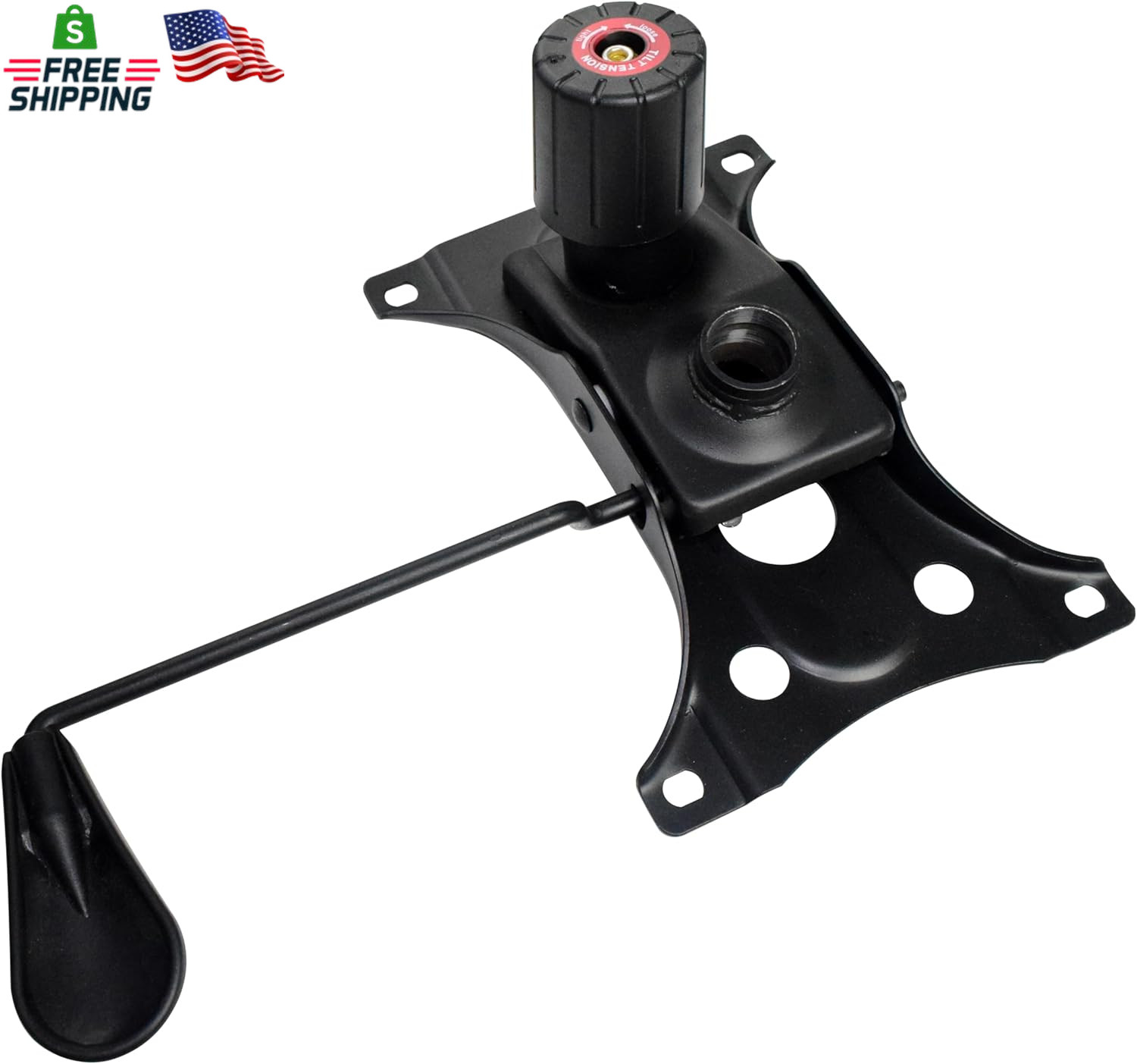 Heavy Duty 300 Lbs Office Chair Tilt Mechanism Replacement Parts, 5.9» X 8.6″ M