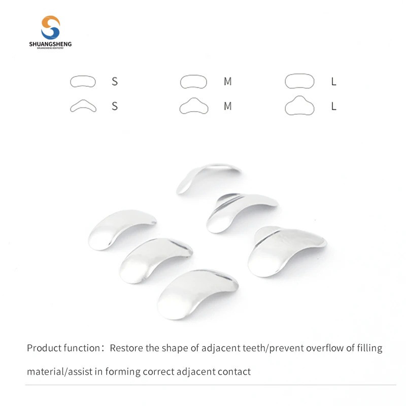 Dental Matrix Band Universal Kit of Sectional Contoured Metal Matrices