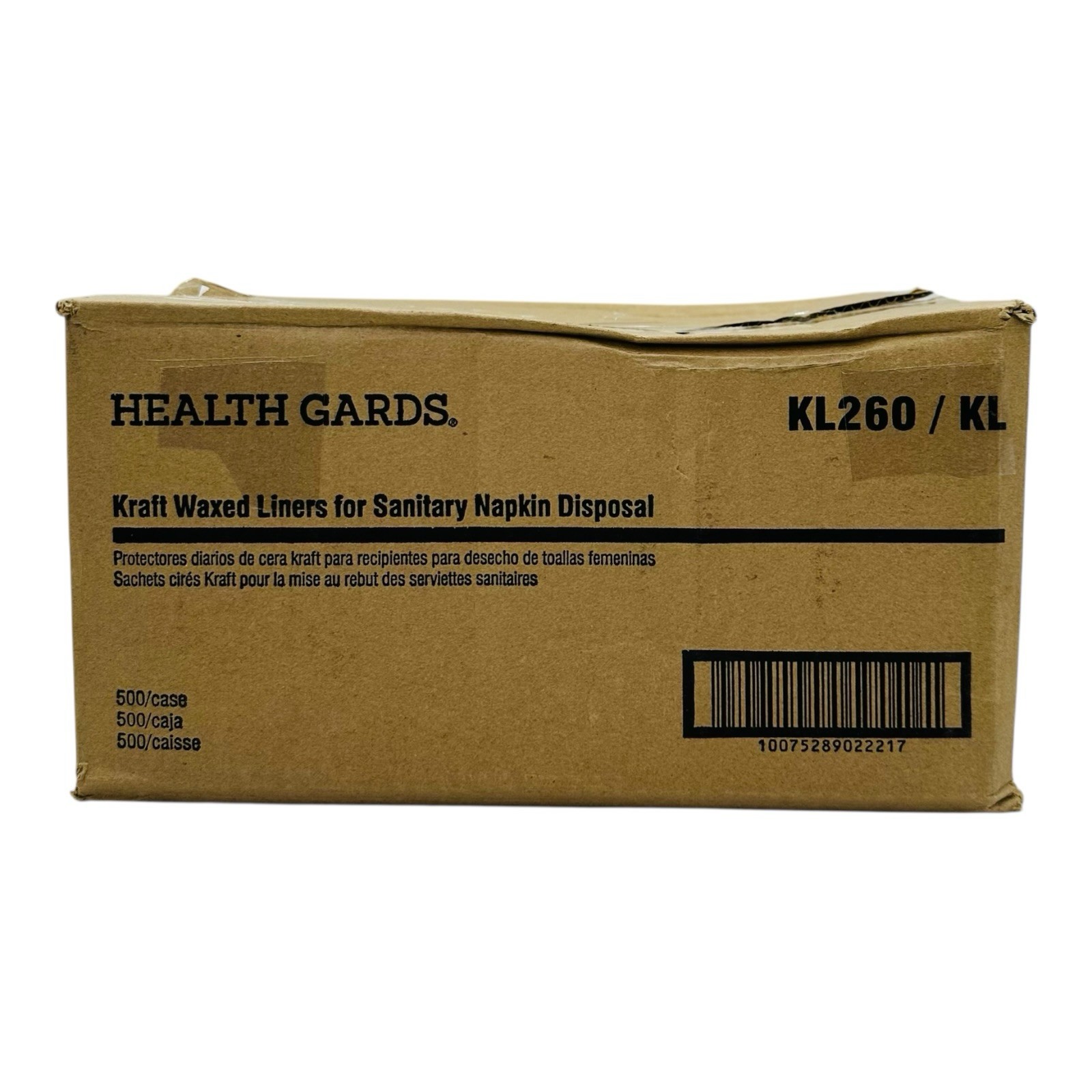 500 Count Health Gards Kraft Waxed Liners for Sanitary Napkin Disposal
