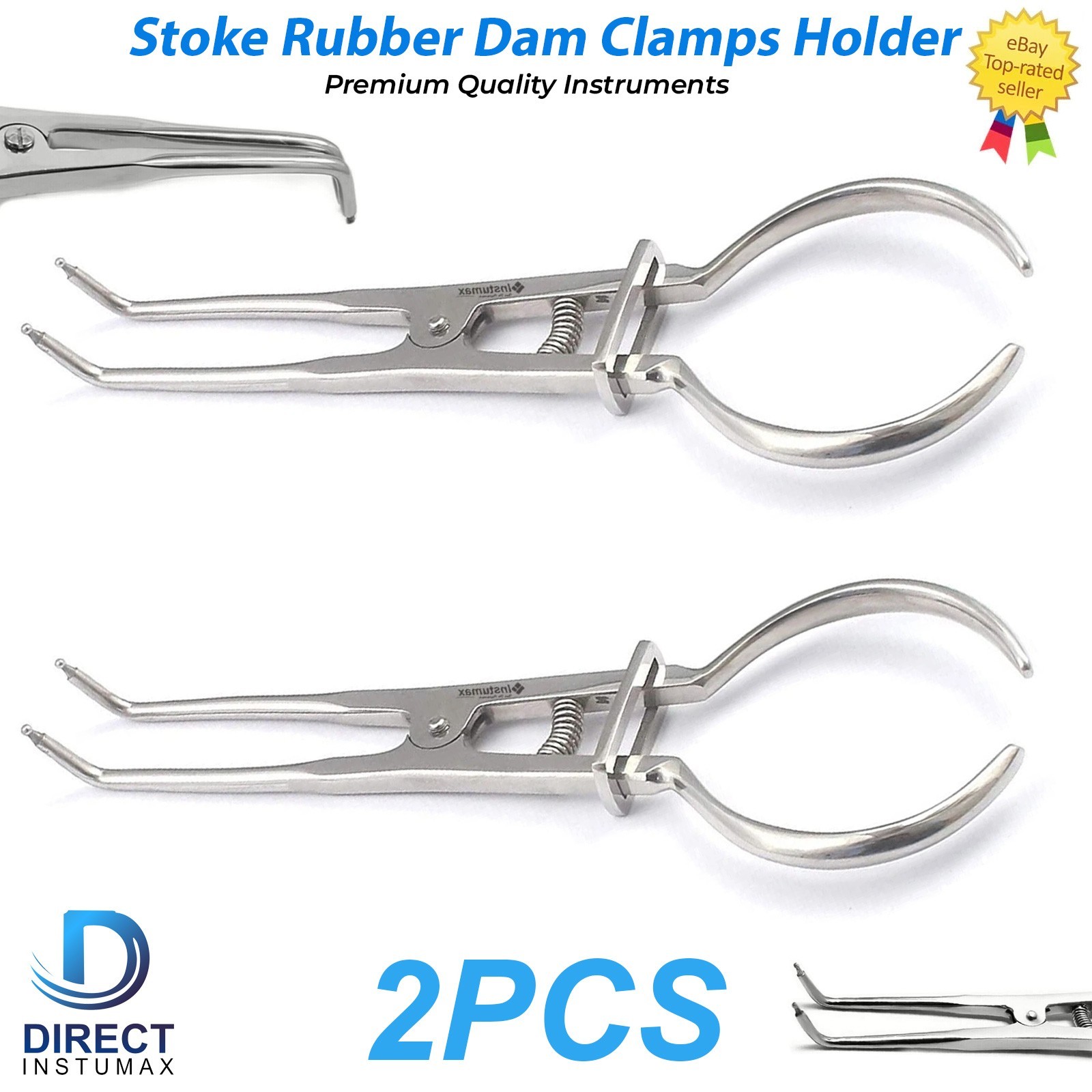 Stoke Rubber Dam Clamp Forceps Dental Instruments New INSTUMAX®
