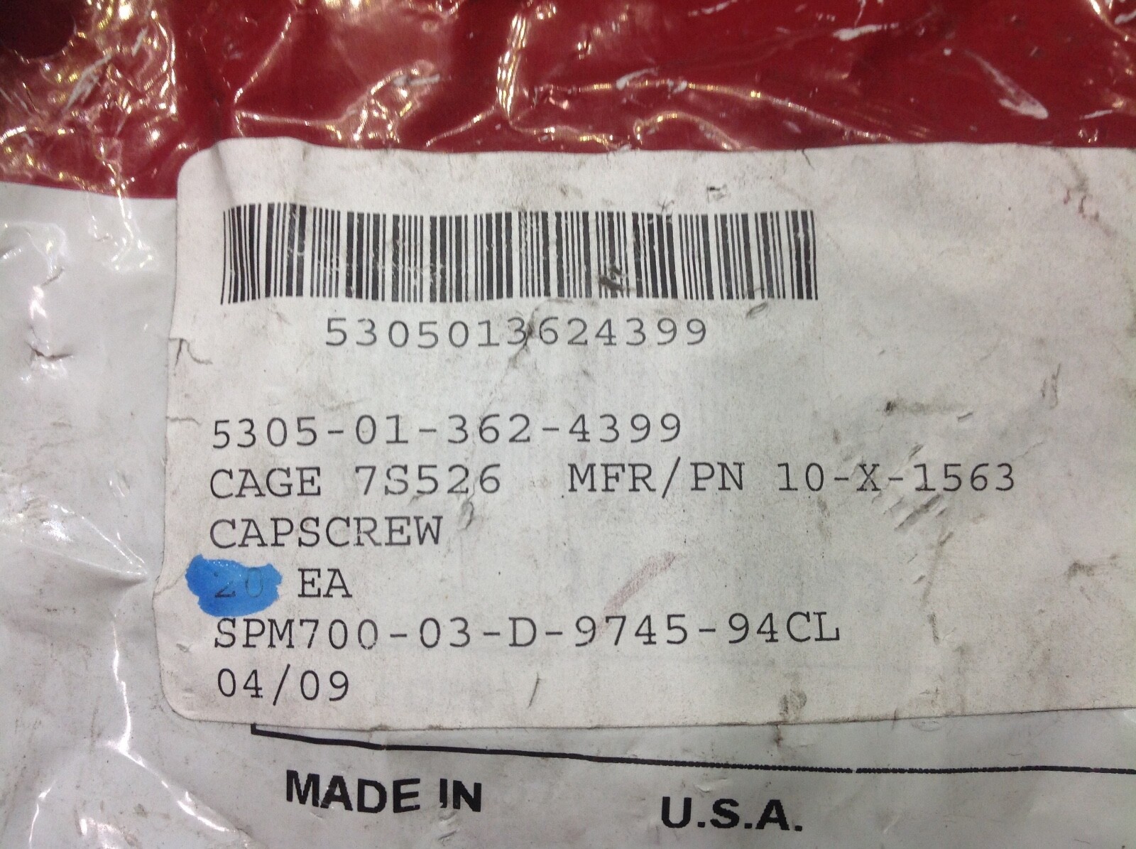 6 military grade hex bolts axle tech meritor 3/8-16 3/8 16 x 2 3/4 washer head