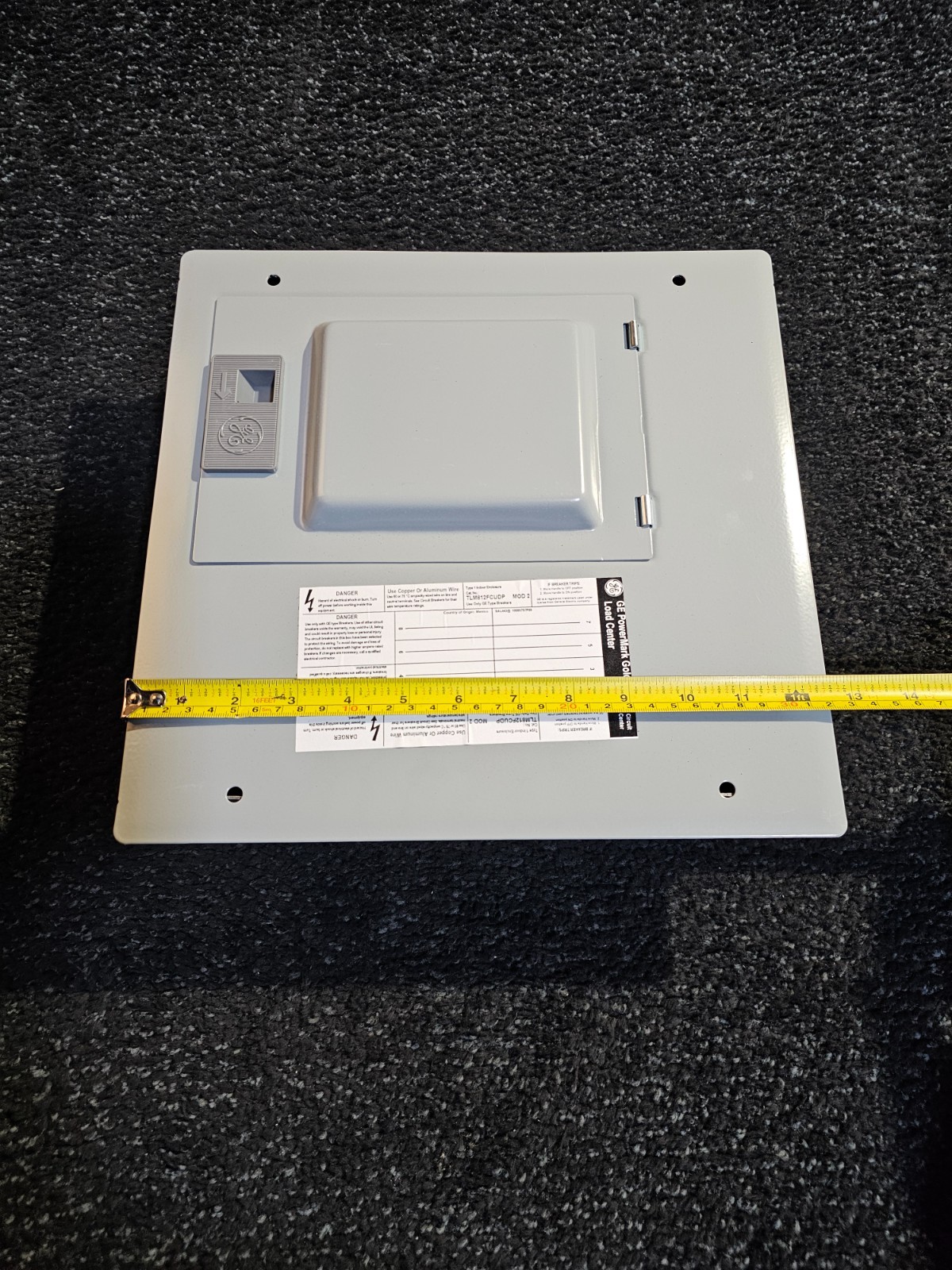 GE TLM812FCUDP 125A 8 Spaces 16 Circuits Main Lug Circuit Breaker Panel Box
