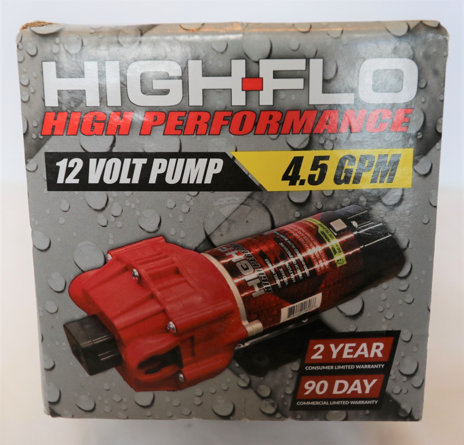 HIGH-FLO #5151088 Diaphragm Pump, 12Vdc, 4.5 Gpm Max. Flow