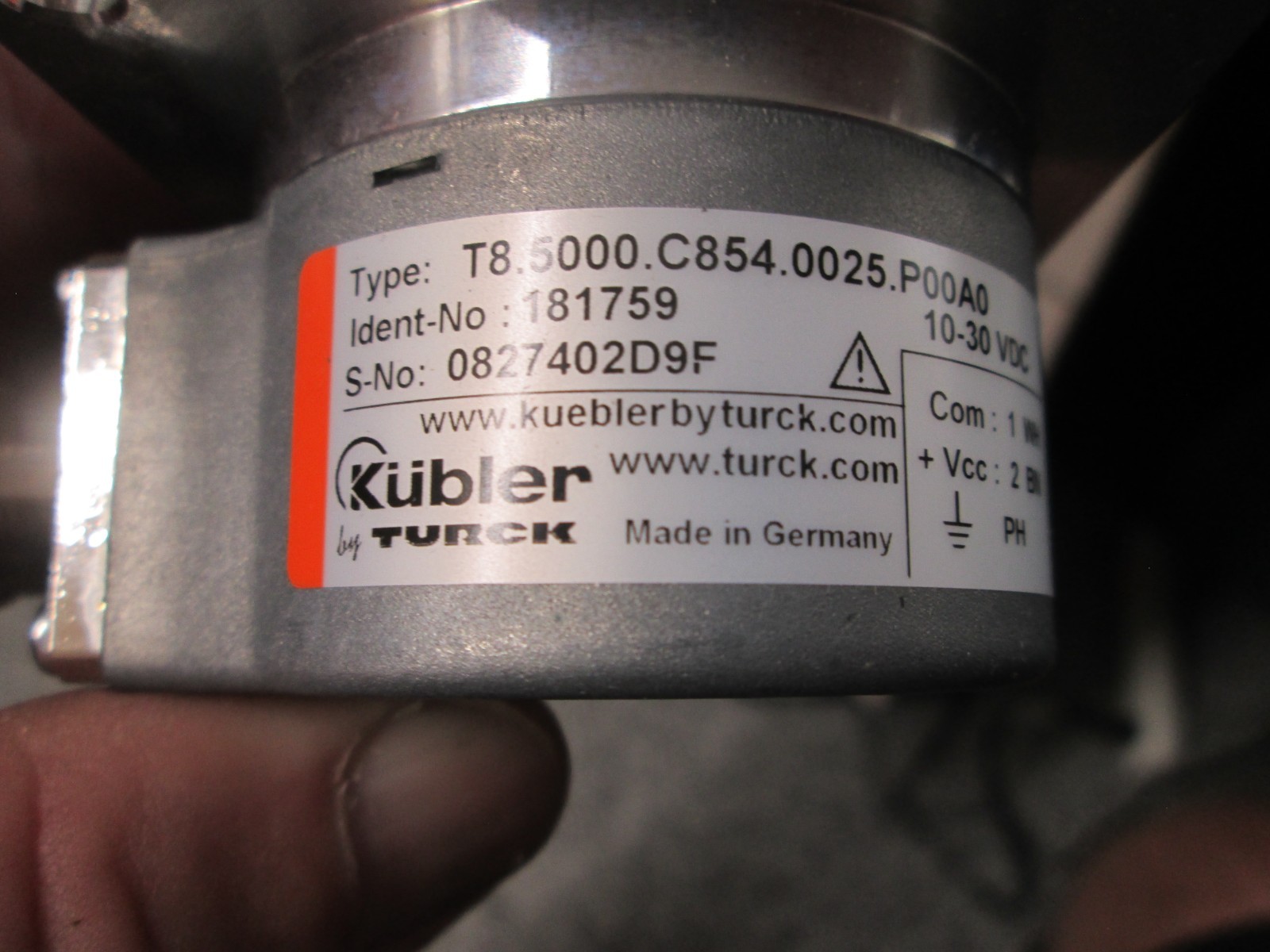 TURCK KUBLER K181759 T8.5000.C854.0025.P00A0 ENCODER **NEW**
