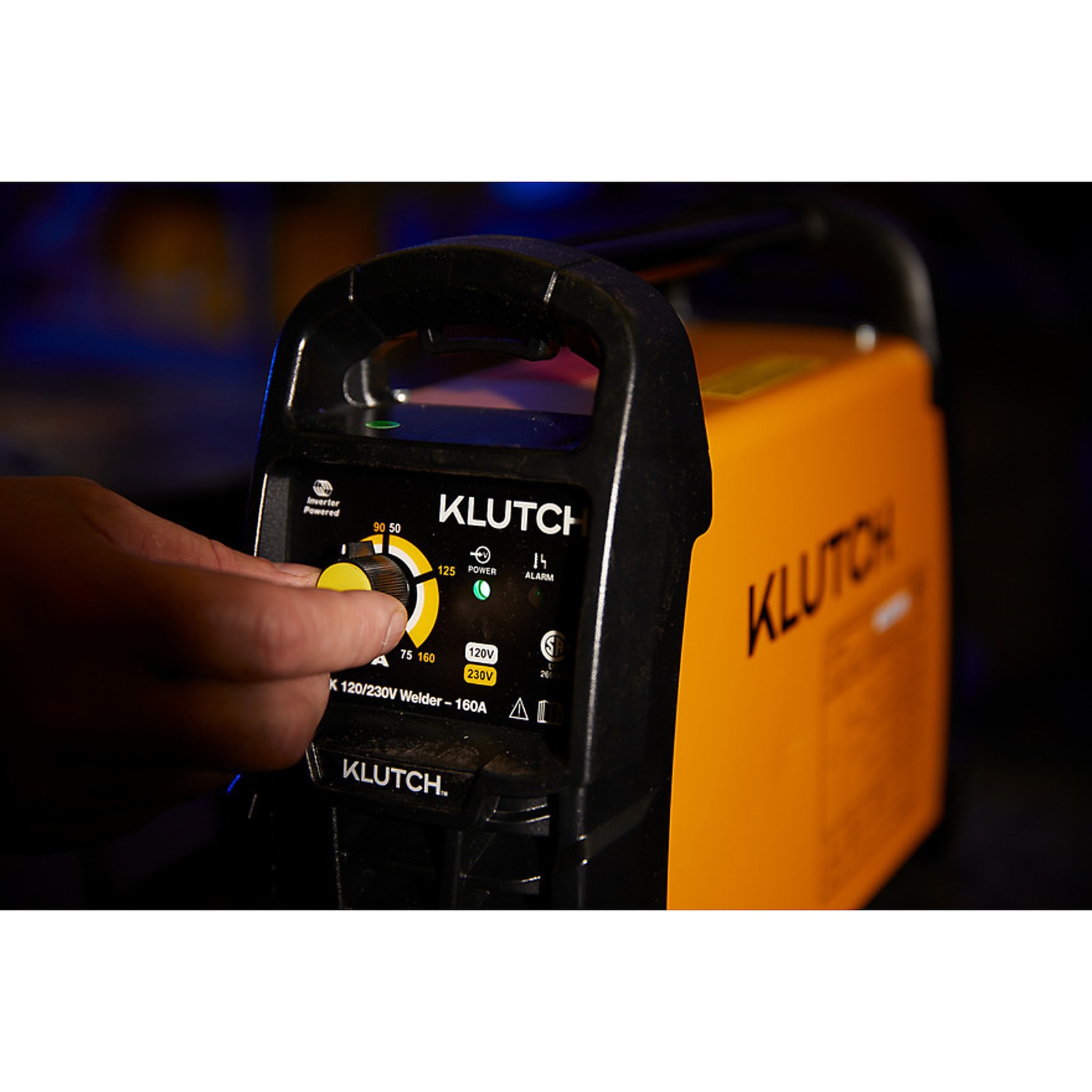 Klutch Dual-Voltage Stick Welder with Inverter Technology, 120/230 Volts, 160
