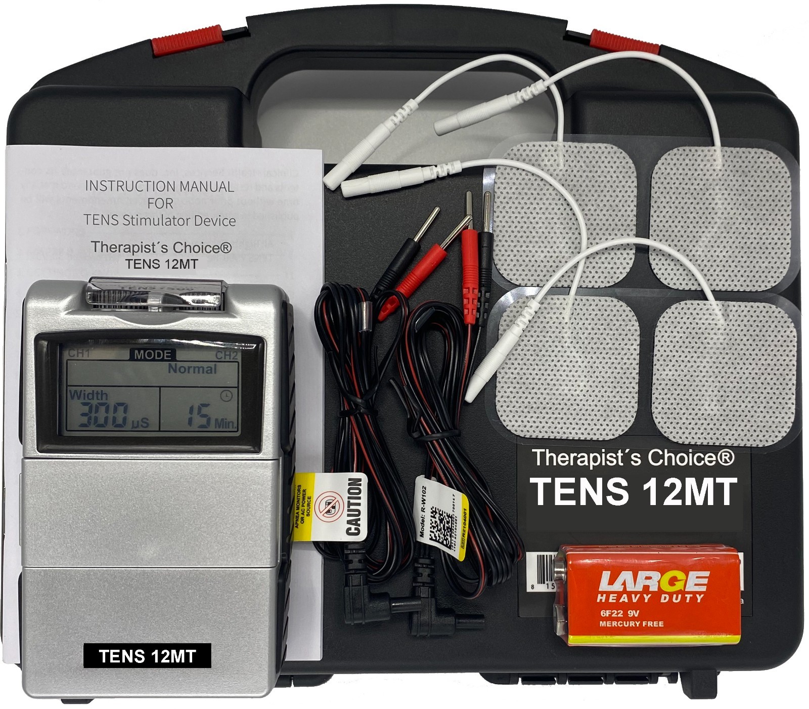Therapist’s Choice® Digital TENS Unit with Accessories – OTC TENS Machine