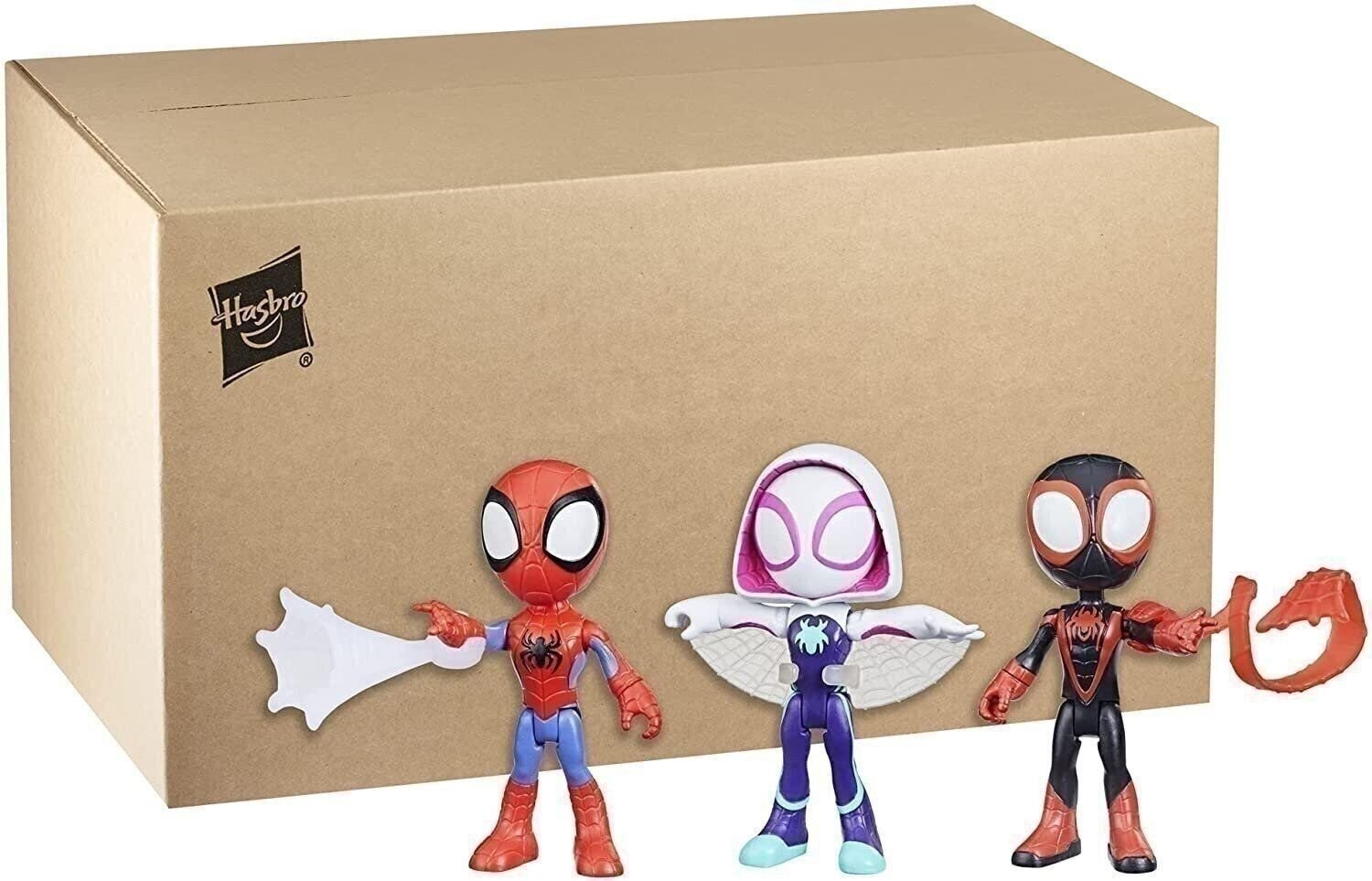 Marvel Spidey and His Amazing Friends Figure 3 Pack, 4-Inch Scale Action…