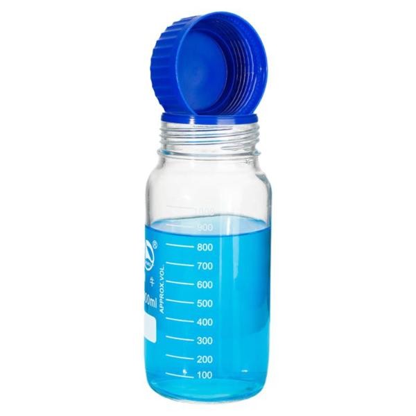Lab Essentials: Temperature Resistant 250ml-5000ml Reagent Bottles w/ GL80 Cap