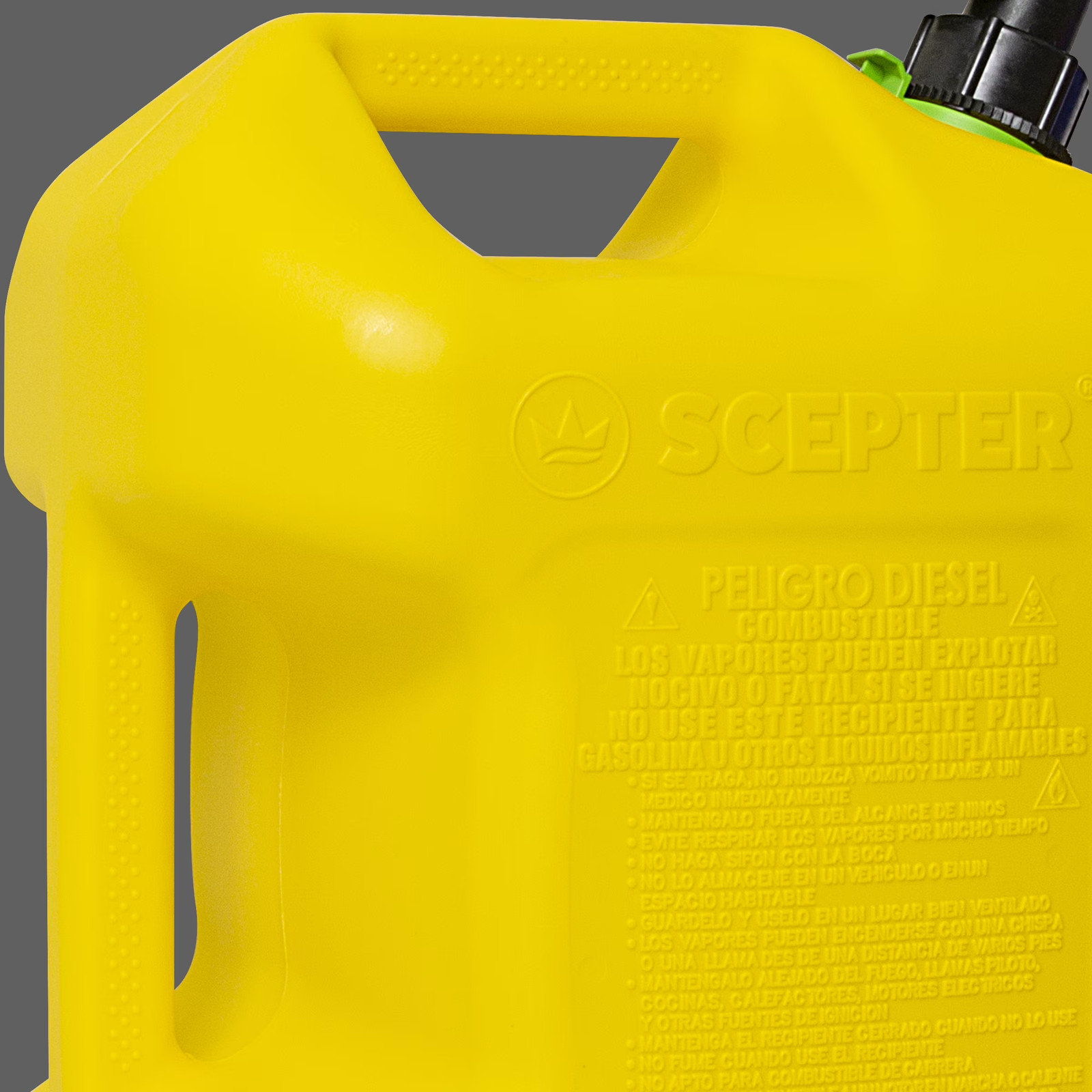 5 Gallon Smartcontrol Dual Handle Diesel Fuel Container, FSCD571, Yellow Gas Can