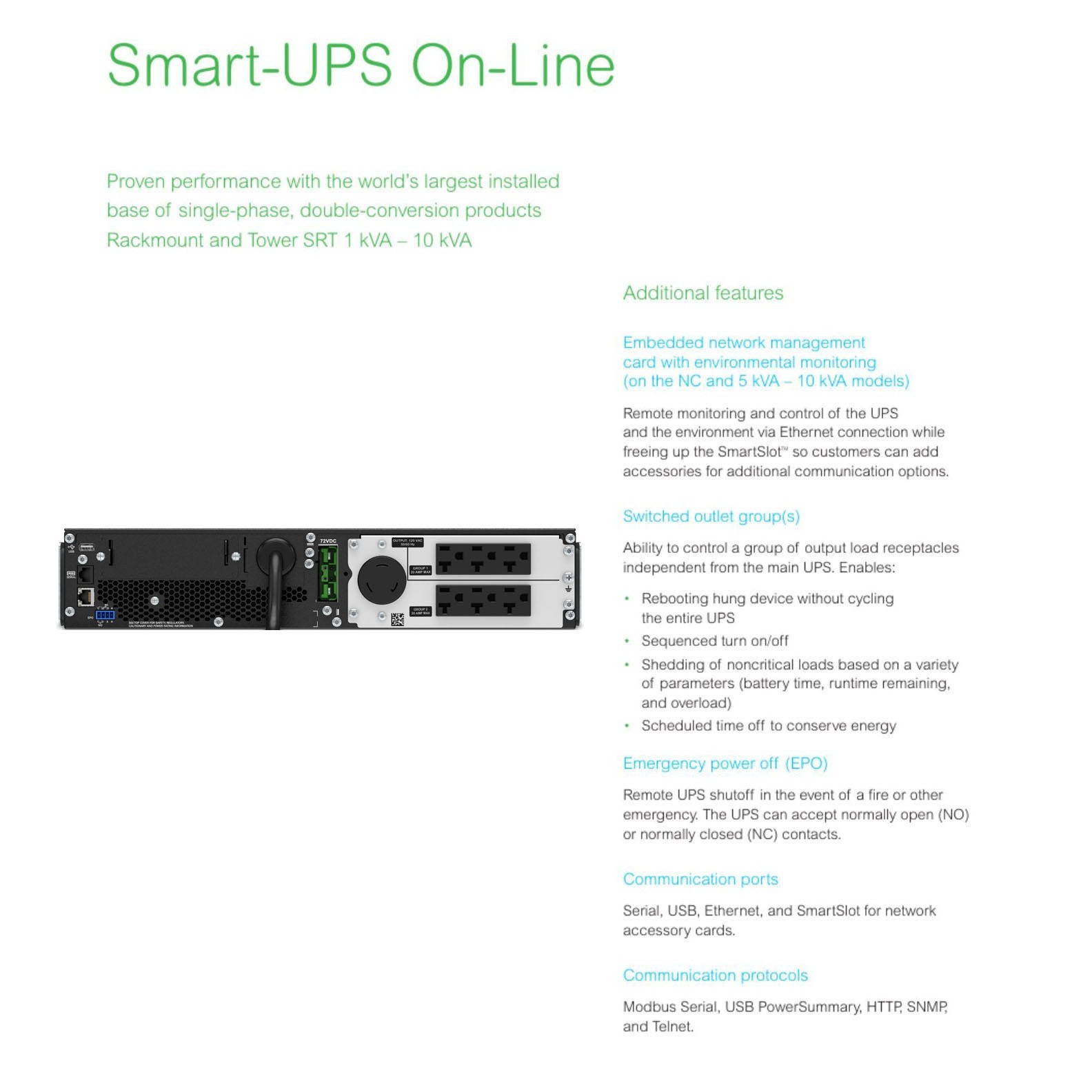 APC Smart-UPS SRT 2200 Rack Mount 120V (SRT2200RMXLA)