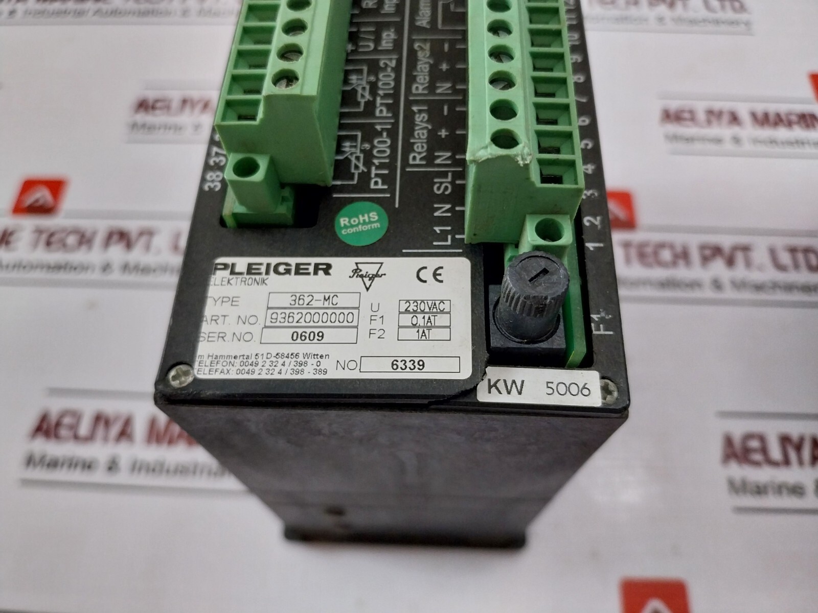 Pleiger Elektronik 362-MC Multifunction Controller 9362000000 (Not Working)