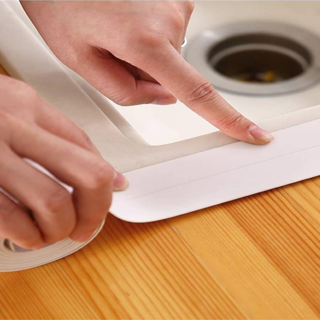 Self Adhesive Waterproof Caulk Strip Tape 126″ Kitchen Bathroom Sealing Tile Gap