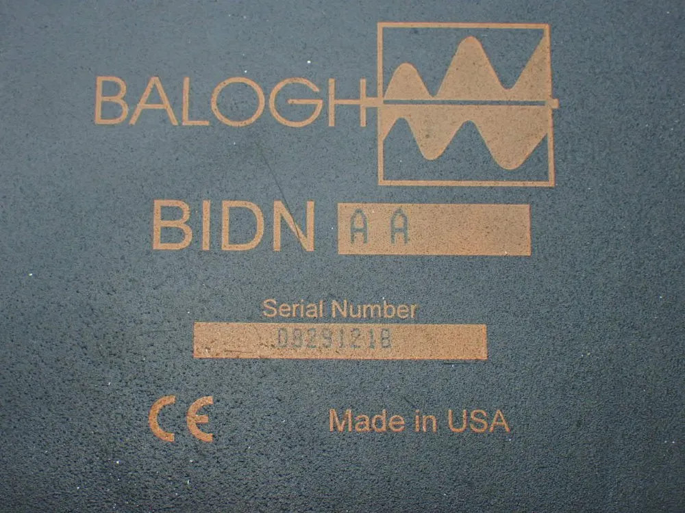 BALOGH RFID INTERFACE / DEVICENET INTERFACE BIDN AA