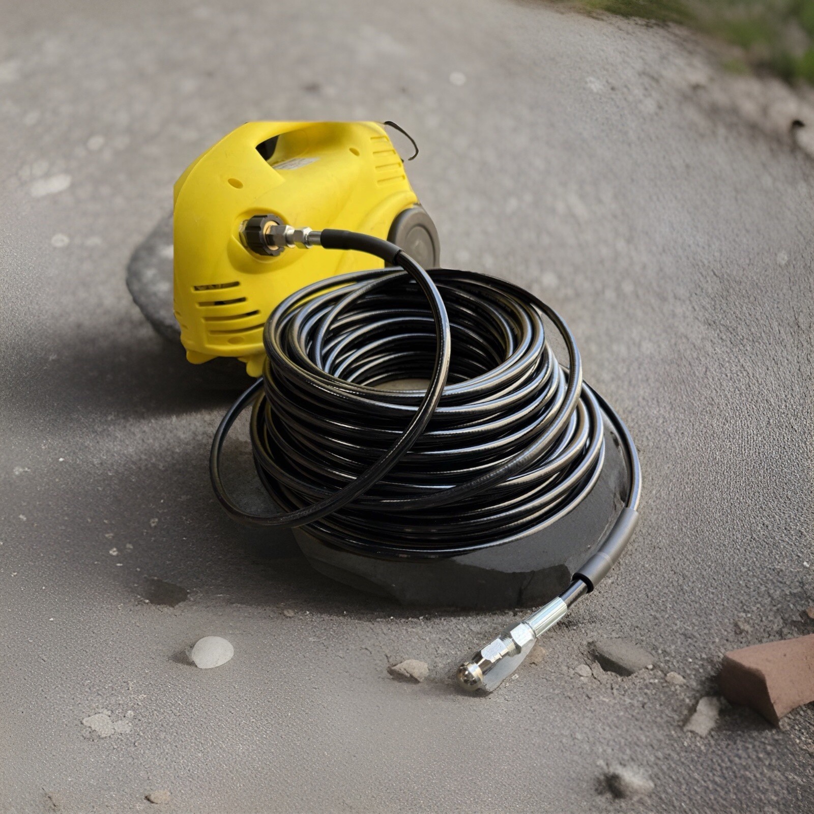 100ft Sewer Jetter Pressure Washer 5800PSI Hose Kit Clean Plumbing Drain Pipe