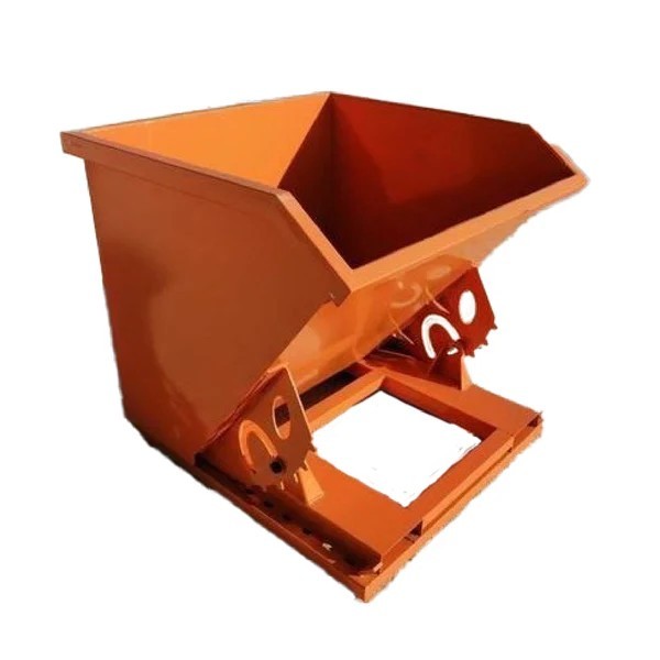 Self-Dumping Hopper – 1 Cubic Yard, Heavy Duty Steel, Forklift & Skid Steer Use